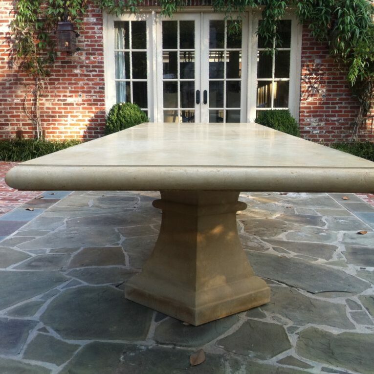 12 foot custom stone table